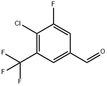 4-Chloro-3-fluoro-5-(trifluoromethyl)benzaldehyde Structure