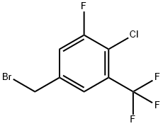 4-Chloro-3-fluoro-5-(trifluoromethyl)benzylbromide Structure