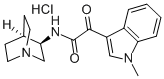 (R)-N-(1-AZABICYCLO[2.2.2]OCT-3-YL)-2-(1-METHYL-1H-INDOL-3-YL)-2-(1-METHYL-1H-INDOL-3-YL)-2-OXOACETAMIDE HYDROCHLORIDE Structure