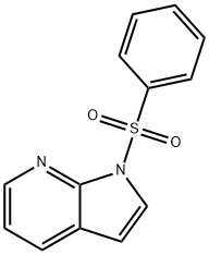 1H-Pyrrolo[2,3-b]pyridine, 1-(phenylsulfonyl)- 구조식 이미지