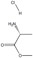 D-Alanine Methyl Ester Hydrochloride 구조식 이미지