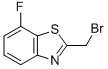 2-(BROMOMETHYL)-7-FLUOROBENZOTHIAZOLE Structure