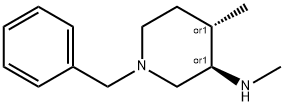 (3R,4S)-1-benzyl-N,4-diMethylpiperidin-3-aMine Structure