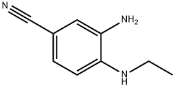 Benzonitrile, 3-amino-4-(ethylamino)- (9CI) Structure