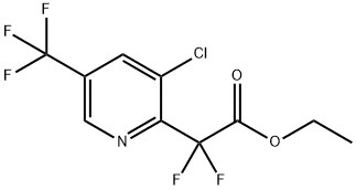 Ethyl 2-(3-chloro-5-(trifluoromethyl)pyridin-2-yl)-2,2-difluoroacetate Structure