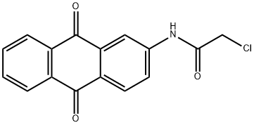 2-Chloro-N-(9,10-dioxo-9,10-dihydro-anthracen-2-yl)-acetamide Structure