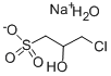 Sodium 3-chloro-2-hydroxypropanesulphonate hemihydrate 구조식 이미지