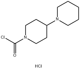 1-클로로카르보닐-4-피페리디노피페리딘염산염 구조식 이미지