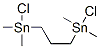 1,3-Bis-(chlorodimethylstannyl)-propane Structure