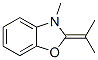 Benzoxazole, 2,3-dihydro-3-methyl-2-(1-methylethylidene)- (9CI) Structure