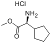 L-Cyclopentyl-gly-methyl ester HCL  Structure