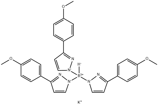 HYDROTRIS(3-ANISYLPYRAZOL-1-YL)BORATE POTASSIUM SALT Structure