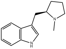 (R)-3-((1-Methylpyrrolidin-2-yl)Methyl)-1H-indole Structure