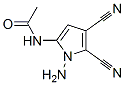 Acetamide,  N-(1-amino-4,5-dicyano-1H-pyrrol-2-yl)- Structure