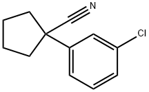 1-(3-CHLOROPHENYL)-1-CYCLOPENTANECARBONITRILE Structure