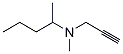 N-methyl-N-(2-pentyl)propargylamine Structure