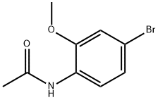 N-(4-BROMO-2-METHOXY-PHENYL)-ACETAMIDE 구조식 이미지