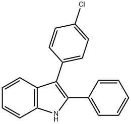 3-(4-CHLOROPHENYL)-2-PHENYLINDOLE Structure
