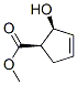 3-Cyclopentene-1-carboxylicacid,2-hydroxy-,methylester,cis-(9CI) Structure