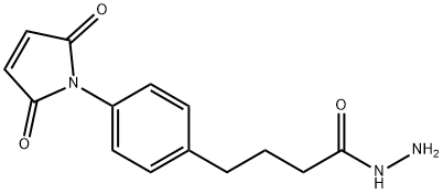 4-(4-N-maleimidophenyl)butyric acid hydrazide Structure