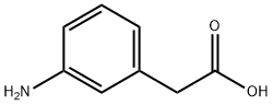 3-Aminophenylacetic acid 구조식 이미지