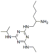 2-aminohexylamino-4-ethylamino-6-isopropylamino-1,3,5-triazine Structure