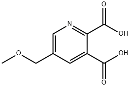 5-Methoxymethyl-2,3-pyridinedicarboxylic acid  Structure