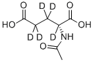 N-ACETYL-D-GLUTAMIC-2,3,3,4,4-D5 ACID 구조식 이미지