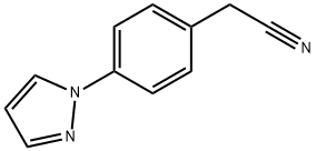 4-(1H-PYRAZOL-1-YL)PHENYL]ACETONITRILE Structure