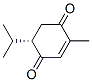2-Cyclohexene-1,4-dione,2-methyl-5-(1-methylethyl)-,(S)-(9CI) 구조식 이미지