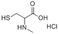 3-MERCAPTO-2-(METHYLAMINO)PROPANOIC ACID HYDROCHLORIDE 구조식 이미지