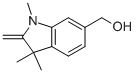 (1,3,3-TRIMETHYL-2-METHYLENE-2,3-DIHYDRO-1H-INDOL-6-YL)-METHANOL 구조식 이미지