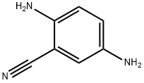 2,5-Diaminobenzonitrile 구조식 이미지