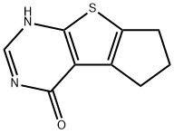 1,2,3,5-TETRAHYDRO-8-THIA-5,7-DIAZA-CYCLOPENTA[A]INDENE-4-ONE Structure