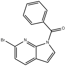 1-BENZOYL-6-BROMO-7-AZAINDOLE 구조식 이미지