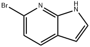 6-BROMO-1H-PYRROLO[2,3-B]PYRIDINE 구조식 이미지