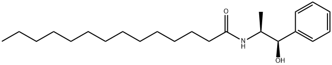 D-ERYTHRO-2-TETRADECANOYLAMINO-1-PHENYL-1-PROPANOL 구조식 이미지
