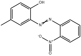 4-메틸-2-(2'-니트로페닐)아조페놀 구조식 이미지