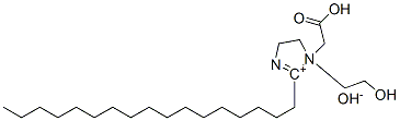 1-(carboxymethyl)-2-heptadecyl-1-(2-hydroxyethyl)imidazolin-2-ium hydroxide  Structure