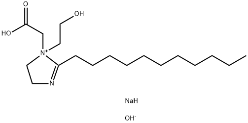 disodium 1-(carboxymethyl)-4,5-dihydro-1-(2-hydroxyethyl)-2-undecyl-1H-imidazolium hydroxide 구조식 이미지