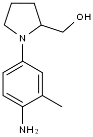 1-(4-AMINO-3-METHYLPHENYL)-2-PYRROLIDINEMETHANOL Structure