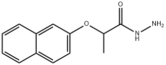 2-(2-나프틸록시)프로파노하이드라지드 구조식 이미지