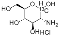 D-GLUCOSAMINE-1-13C HYDROCHLORIDE Structure