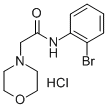 N-(2-Bromophenyl)-4-morpholineacetamide monohydrochloride Structure
