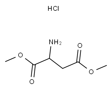 H-DL-ASP(OME)-OME HCL Structure