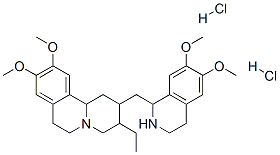 Emetan, 2,3-didehydro-6',7',10,11-tetramethoxy-, dihydrochloride, (±)-  Structure