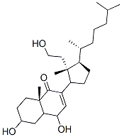 9,11-seco-3,6,11-트리하이드록시콜레스트-7-엔-9-온 구조식 이미지