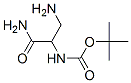 Carbamic acid, [2-amino-1-(aminomethyl)-2-oxoethyl]-, 1,1-dimethylethyl ester Structure