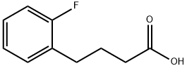4-(2-FLUOROPHENYL)BUTANOIC ACID Structure