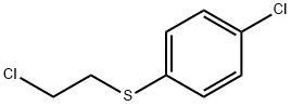 1-chloro-4-[(2-chloroethyl)thio]benzene Structure